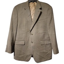 Lauren Ralph Lauren Mens 40S Brown Herringbone 100 Wool Blazer Sport Coat 40 S