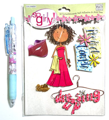 Dressing Up Stickers Scrapbooking Card Journal Planner Me & My Big Ideas