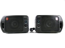 Sony SRS-67 aktiv Boxen Speaker System Batterie oder Netzbetrieb Q-2383