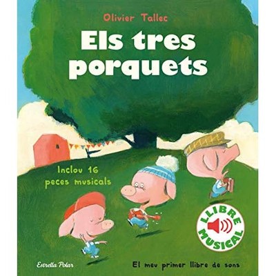 Els tres porquets. Llibre musical - Spanish Language Hardcover NEW Olivier Talle