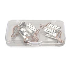 25pcs Nail Extension Forms Guide Aluminium Frame Reusable French Nail UV Gel Pro