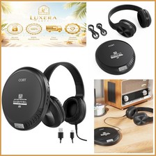Portable CD Player with FM Radio MP3 Playback Anti-Skip USB and AA Battery