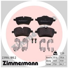 Satz Bremsbeläge Bremsklötze vorne für Mini R50 R55 R56 R58 R52 R57 R60 | 241