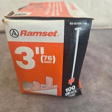 Ramset 3" Low Velocity Powder Fasteners 100 Count ICC-ES ESR-1799 For Concrete