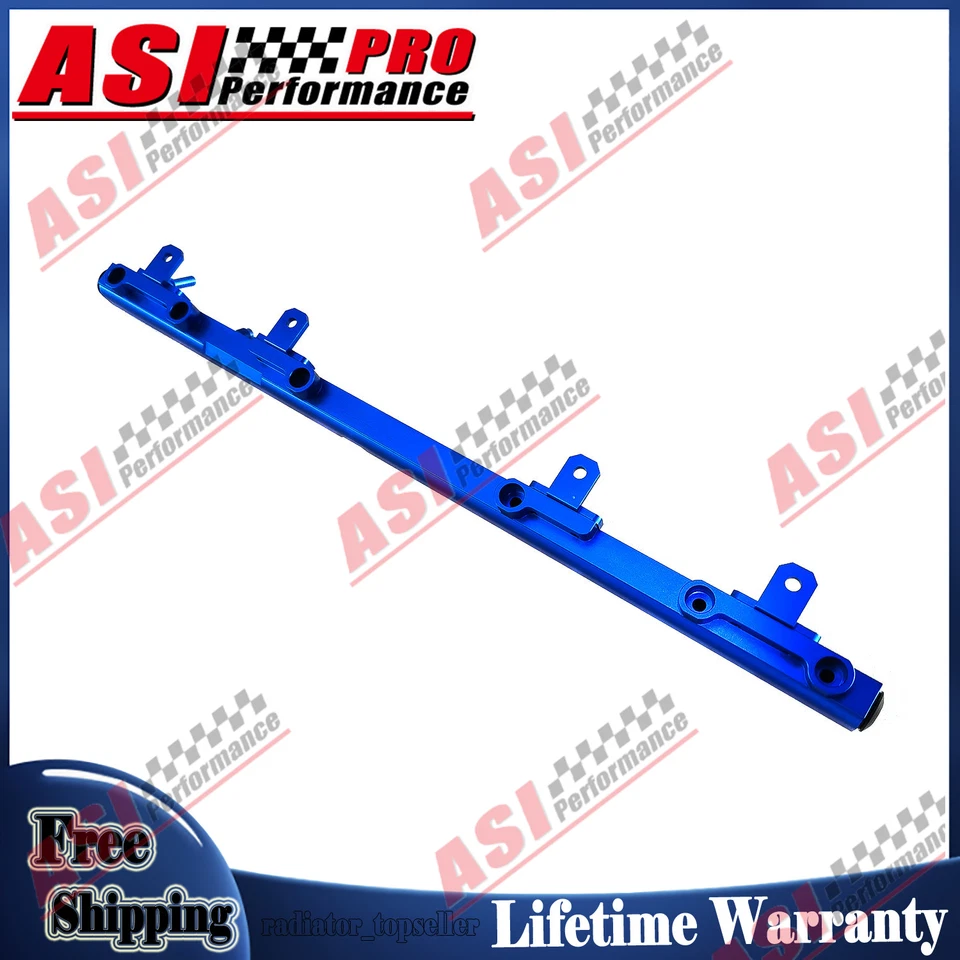 For 1995-04 Jeep Grand Cherokee/1997-01 Wrangler 4.0L Billet Aluminum Fuel Rail Foto 2 de 4