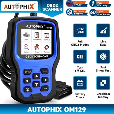 AUTOPHIX OBD2 Scanner Diagnostic Battery Test Full Live Data Check Engine Fault