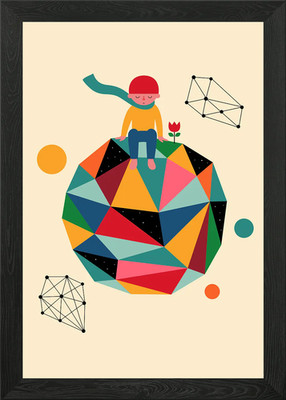 Lonely Planet - Sometimes I think I Framed Wall Art Poster Canvas Print Picture