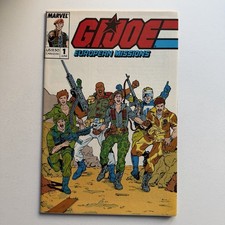 Marvel Comics G.I. Joe European Missions #1 w/Mini-Poster 1988