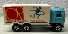 1990 Hot Wheels Ocean Pacific Turquoise Hiway Hauler Loose Please read