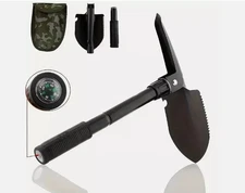 Folding Military Shovel Survival Spade Emergency Garden Camping Outdoor Tool