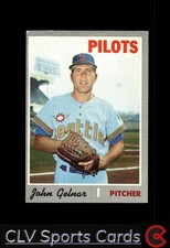 Seattle Pilots John Gelnar #393 Baseball Very Good