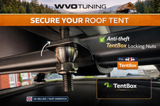 8 x M8 TentBox RoofTent Anti-Theft Security Nuts  Lite XL Go Cargo Classic 1/2