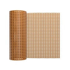 16" x13FT Plastic Rattan Cane Webbing, Woven Open Mesh Cane Net Roll for DIY ...