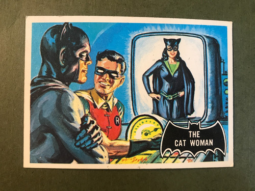 1966 OPC Batman Black Bat #25 The Cat Woman — Raw