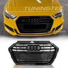 GRIGLIA S3 Look NERO Lucido AUDI A3 8V S3 S-Line 2016-2020 CALANDRA ANTERIORE