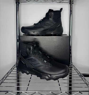 Men's - Adidas Terrex Unity Leather Mid Rain.RDY 'Black Grey' GZ3325