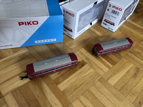 Piko H0 52739 und 59613, 3-teiliger Schienenbus BR 798, AC für Märklin | Condition: Gebraucht