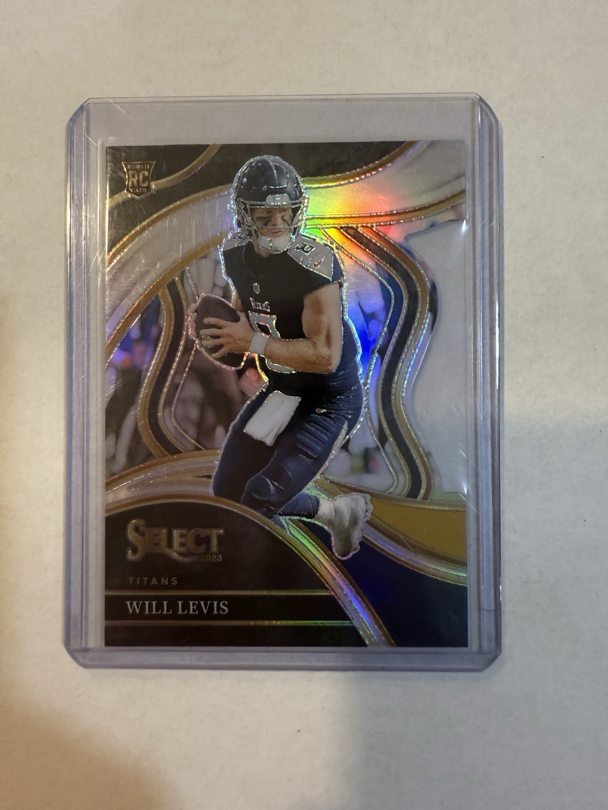 2023 Panini Select - Club Level Will Levis #206 Silver Prizm Die-Cut (RC)