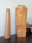 Lot 2 Wooden Jewelry Displays Bust Necklace Bracelet Stand Craft Shows & Fairs — photo 5