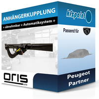 für Peugeot Partner 06.2018-Jetzt Oris AnhäNgerkupplung Abnehmbar Neu