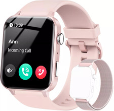 Smartwatch Damen mit Telefonfunktion Sprachassistent Schrittzähler …