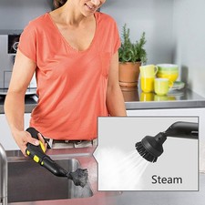 Nylon and PVC Large Round Brush For For SC1 For Steam Cleaners 2 863022 0