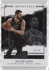 2017-18 Panini Impeccable /99 Kevin Love #58 rf2