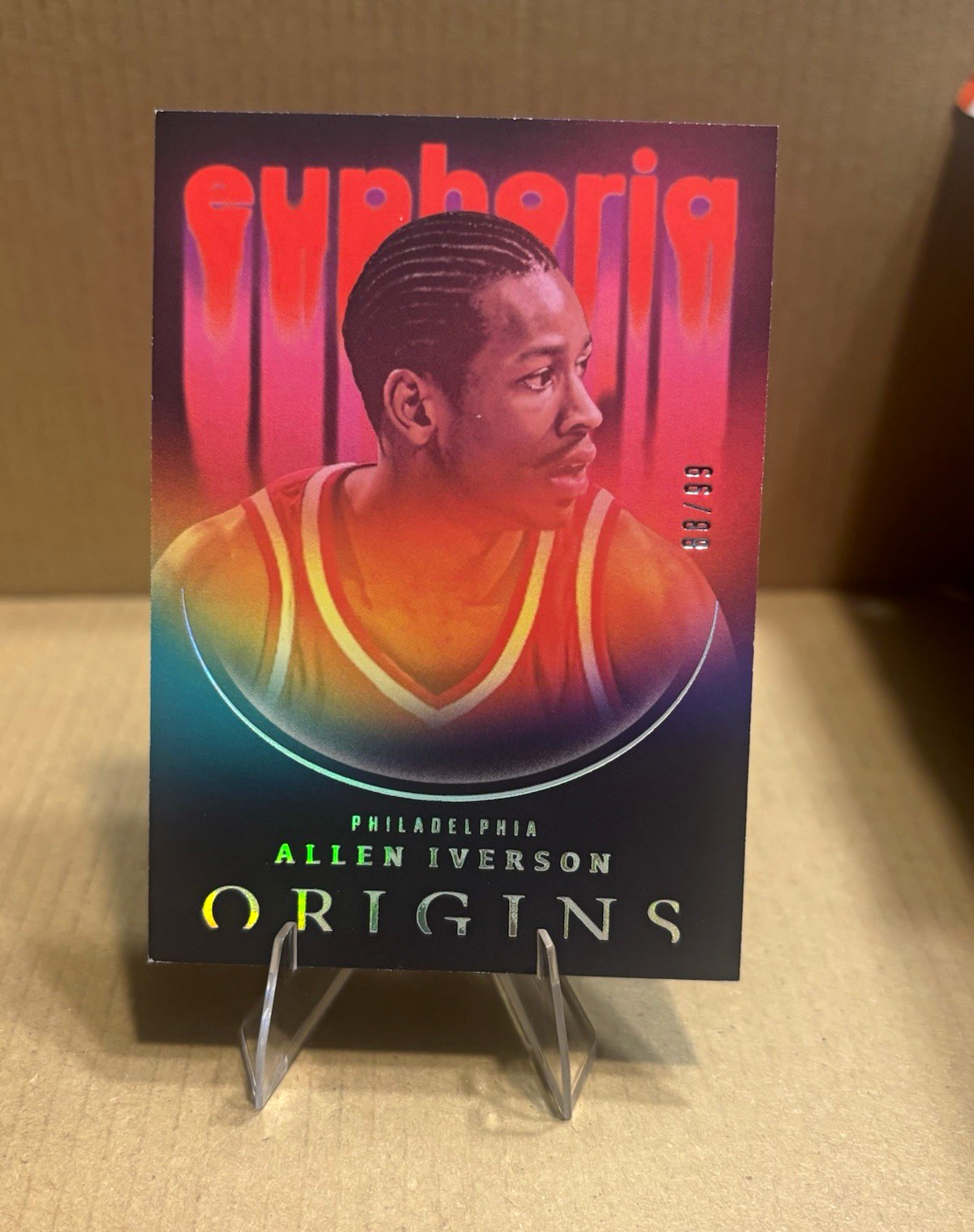 Panini Origins 2025-26 Euphoria Allen Iverson #22 76ers /99 Insert