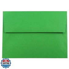 JAM PAPER A7 Colored Invitation Envelopes - 5 1/4 x 7 1/4 - Green