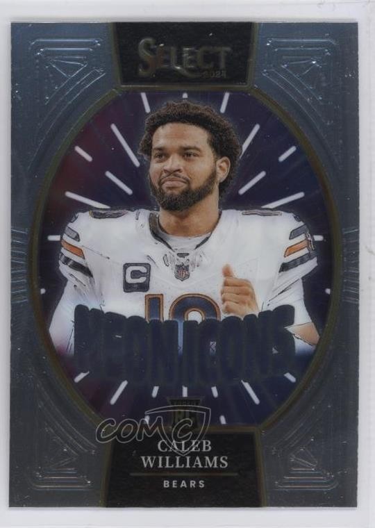 2024 Panini Select Neon Icons Caleb Williams #4 0nr3