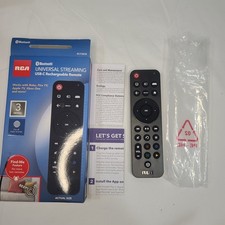 RCA 3-Device Universal Rechargeable Remote Control RCTSB3B New Open Box