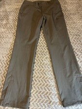Columbia Titanium Women Size 4 Pants Olive Green Zip Ankle Hiking Lightweight