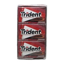 Trident Cinnamon Sugar Free Gum, 12 Packs of 14 Pieces Each (168 Total Pieces)