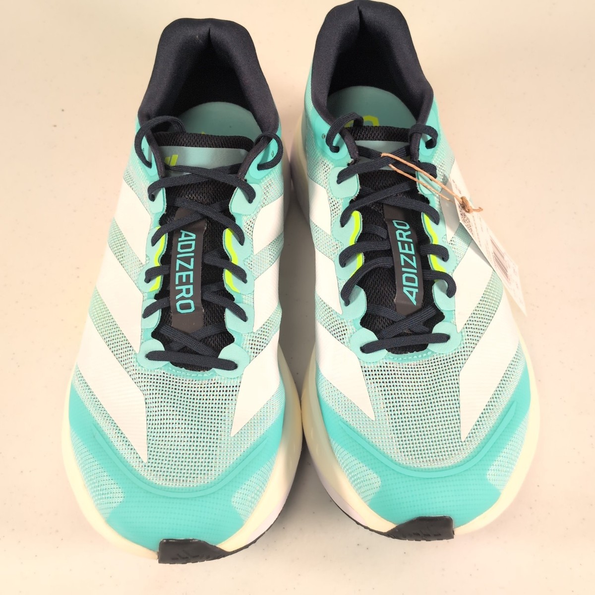 adidas Adizero Boston 13 Aqua Lucid Lemon Shoes JS4945 Men’s Size 9.5 RARE Shoes - Adizero Boston 13 Shoes - Turquoise | adidas Oman main image 4
