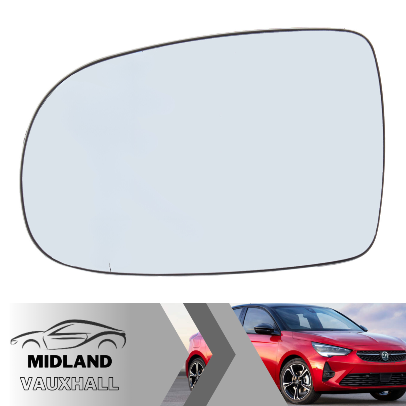 Wing Mirror Glass Corsa C Passenger Left Side Electric Heated SXi CDTi