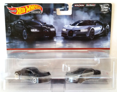 2024 Hot Wheels 2 Pack Bugatti Chiron Veyron Car Culture