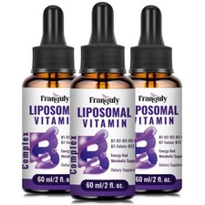 Liposomal Vitamin B Complex Liquid Sublingual 6oz Energy Immune Support
