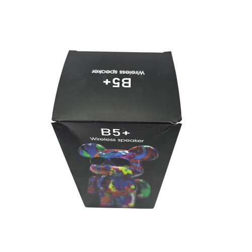 Brandneu B5 + Wireless Graffiti Bear Lautsprecher bunte Galaxie Weltraum Muster - Bild 14 von 15