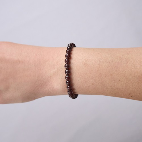 Edelstein Armband - 6mm Kugel-Armband Naturstein - Perlenarmband - viele Farben - Bild 89 von 97