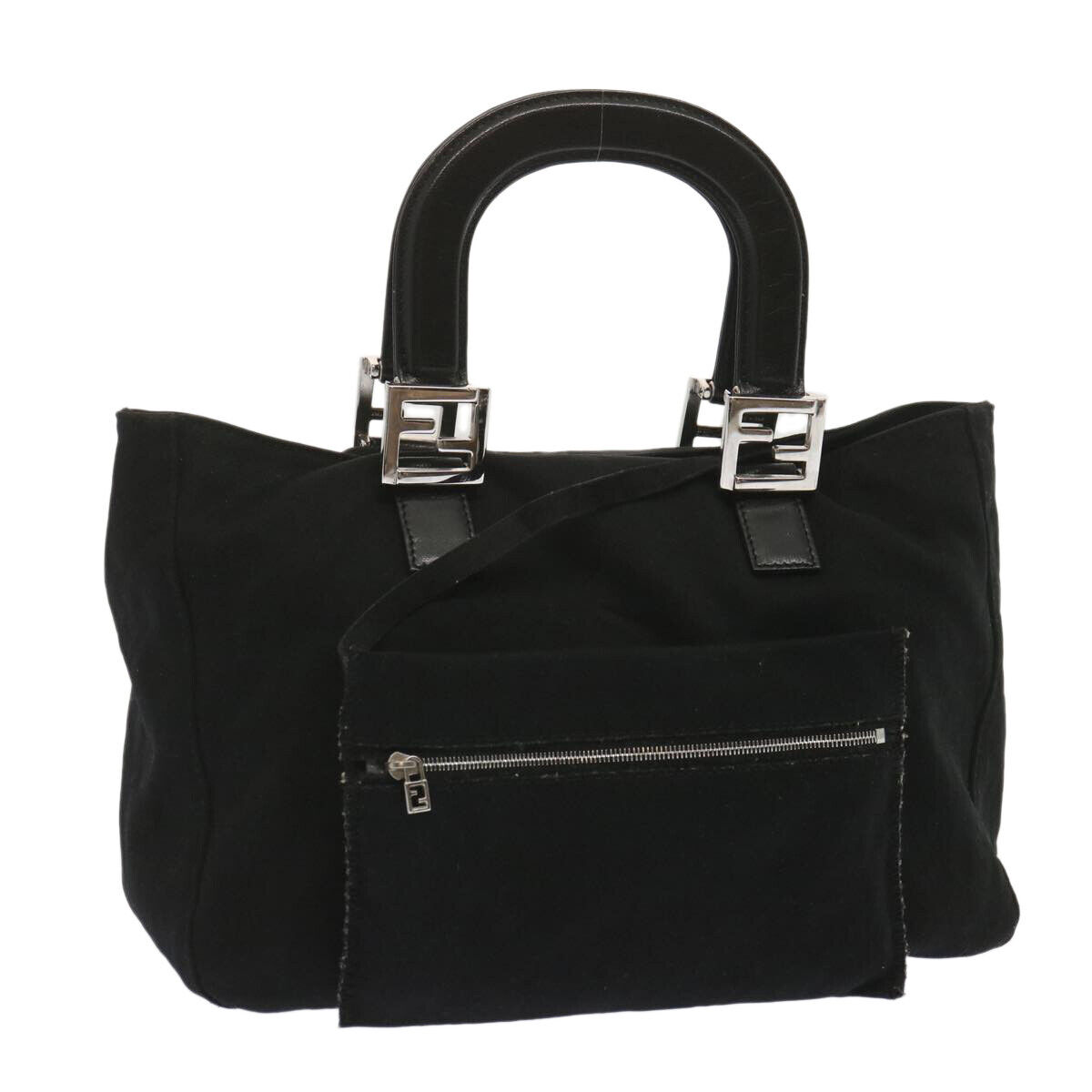 FENDI Hand Bag Nylon Black Auth ep3688 | eBay FENDI Hand Bag Nylon Black Auth ep3688 | eBay