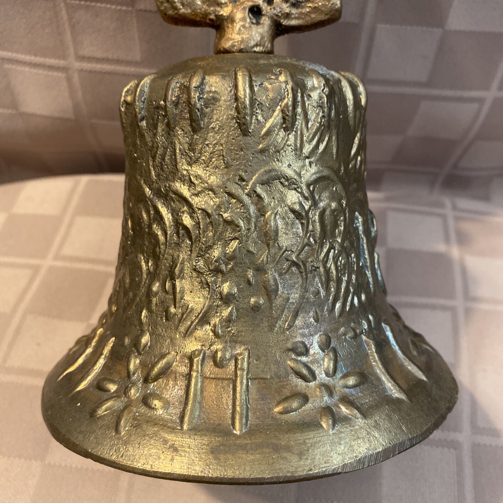 Vintage Ornate Bell With Eagle On Top eBay