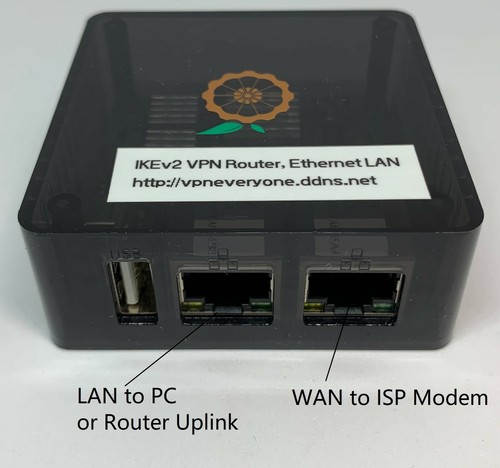 IPSec IKEv2 VPN Wireless hotspot or Wired Router, 12 months VPN service included - 第 8/8 張圖片