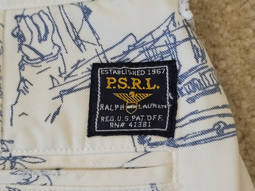 Polo Sport Ralph Lauren Sailboat Button Fly Men's Shorts Size 35 - Picture 11 of 24