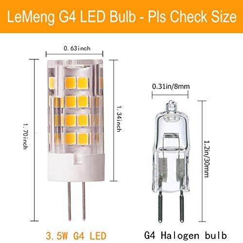 Produktbild von 10x G4 LED Lampen 1,5W 3000K - Warmweiße Ersatzleuchten Für Halogen