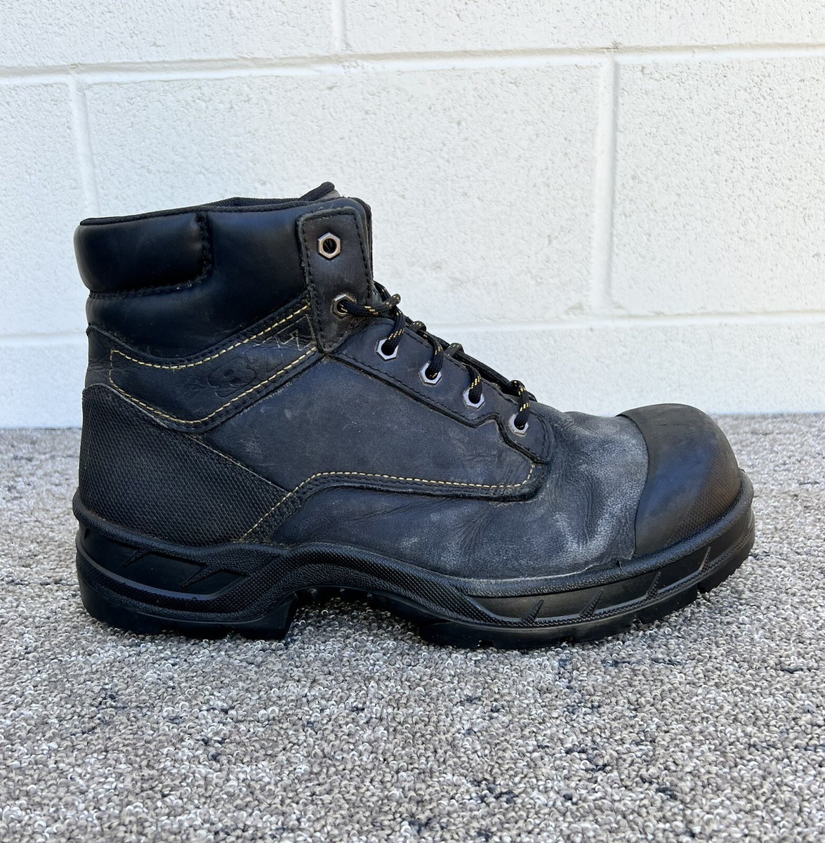 Dakota 6” Work Boots 6877 Steel Toe & Plate Insulated Black