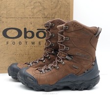 Size 9 Men's Oboz Bridger 10" Insulated B-Dry Waterproof Hiking Boot 82501 400g