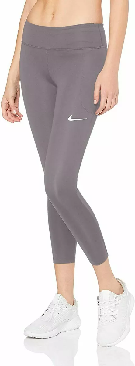 Women's Nike DRI-FIT 3/4 Length Crop Training Tights BV0038 056 Size S