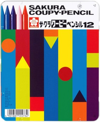 12 color Sakura Color Kupi pencil (canned) (japan import) From Japan