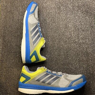 Deshonestidad calor naranja Adidas Supernova Sequence 9 M Men's size 14 Running Shoes Boost  Gray/blue/yellow | eBay