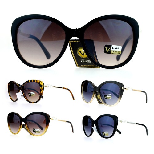 VG Eyewear Pearl Jewel Trim Diva Designer Fashion Womens Sunglasses eBay